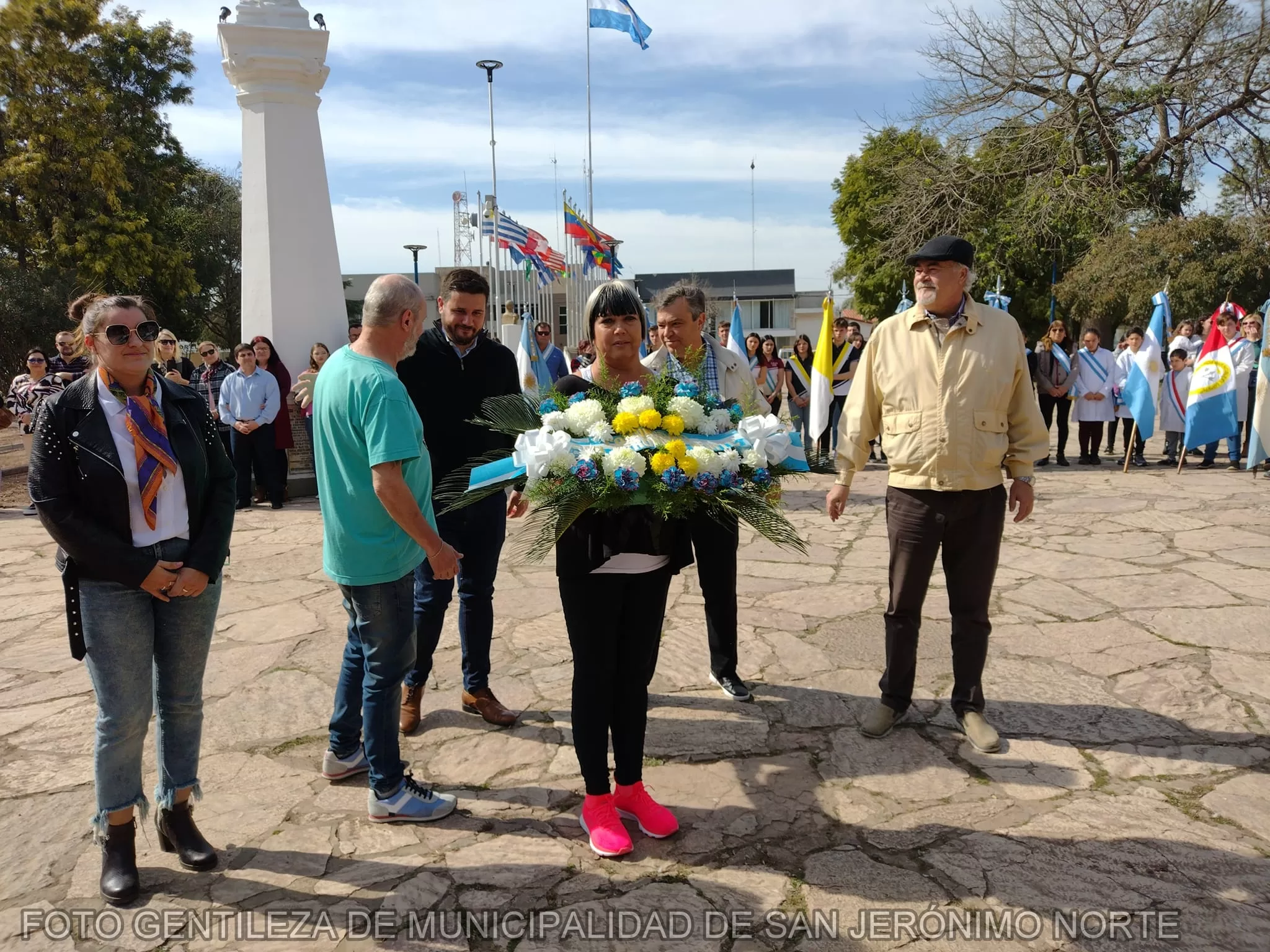 homenaje a los fundadores de san jerónimo norte