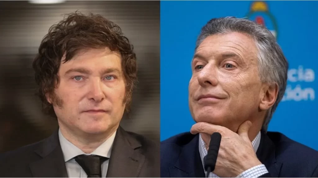 Mauricio Macri y Javier Milei