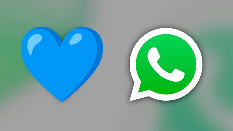 WhatsApp en Modo Corazón Azul