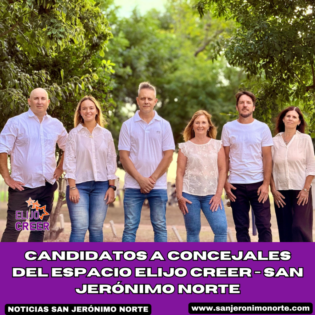 de candidatos a concejales San Jerónimo Norte