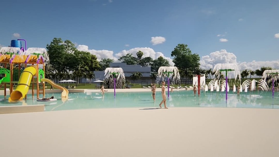 Parque Acuático en el Balneario Municipal de Esperanza