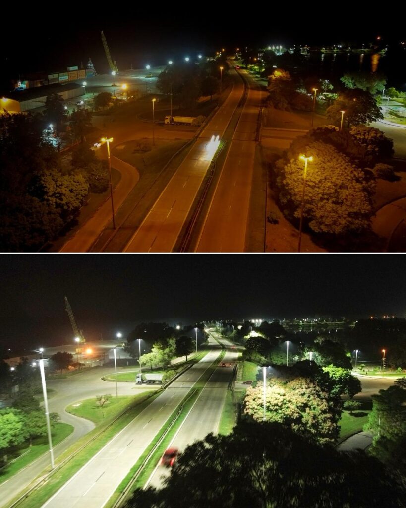 iluminación LED en Circunvalación Santa Fe