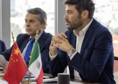 Monteverde y Giuliano viajaron a México en busca de tecnología china para transformar el transporte de Rosario